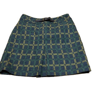 Ann Taylor Loft Women's Wool A-Line Plaid Skirt Size 2P
